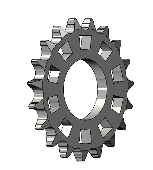 Sprocket - Chain drive interface component
